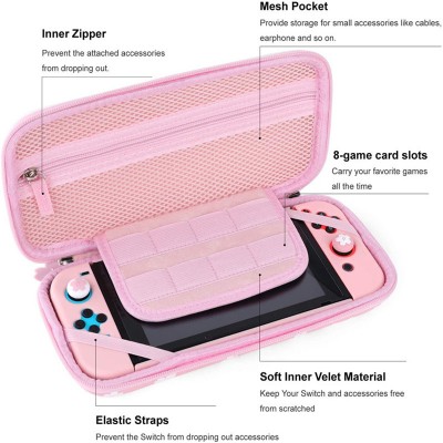 Protective HardShell Portable Shoulder Storage Travel Bag for Nintendo Switch; Nintendo Switch Console Waterproof Carrying Cases